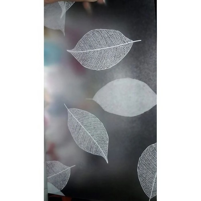 Decorative glass film design for home